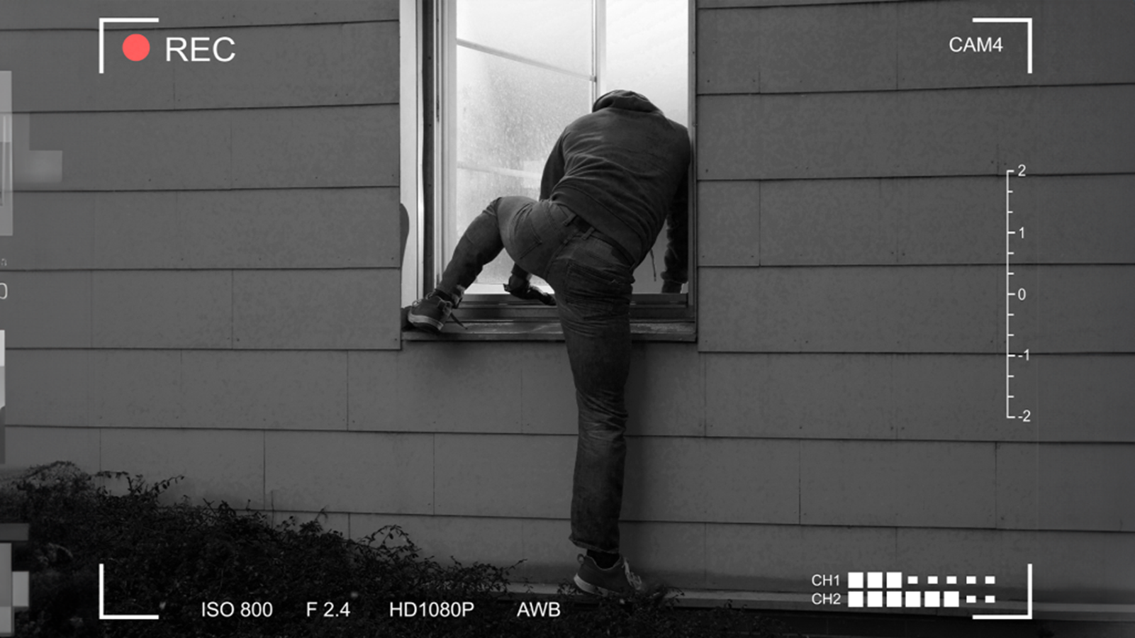 Imagem de câmeras de segurança