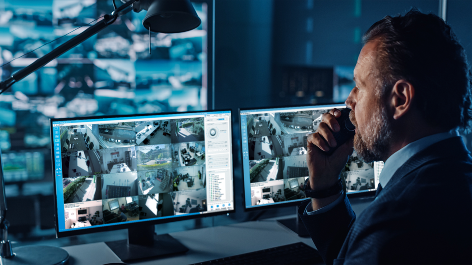 Imagem de câmeras de segurança