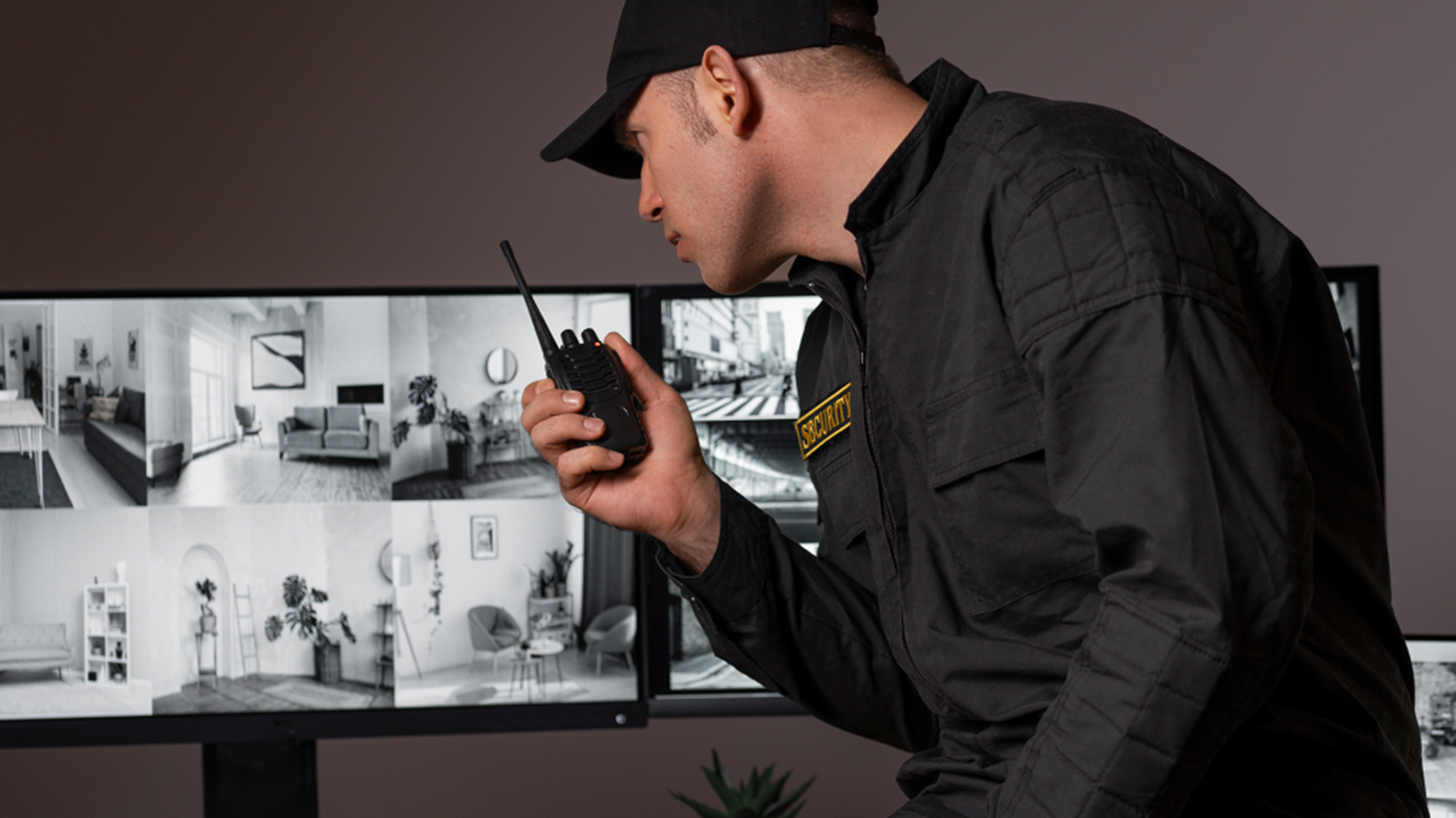 Imagem de sistema de segurança eletrônica