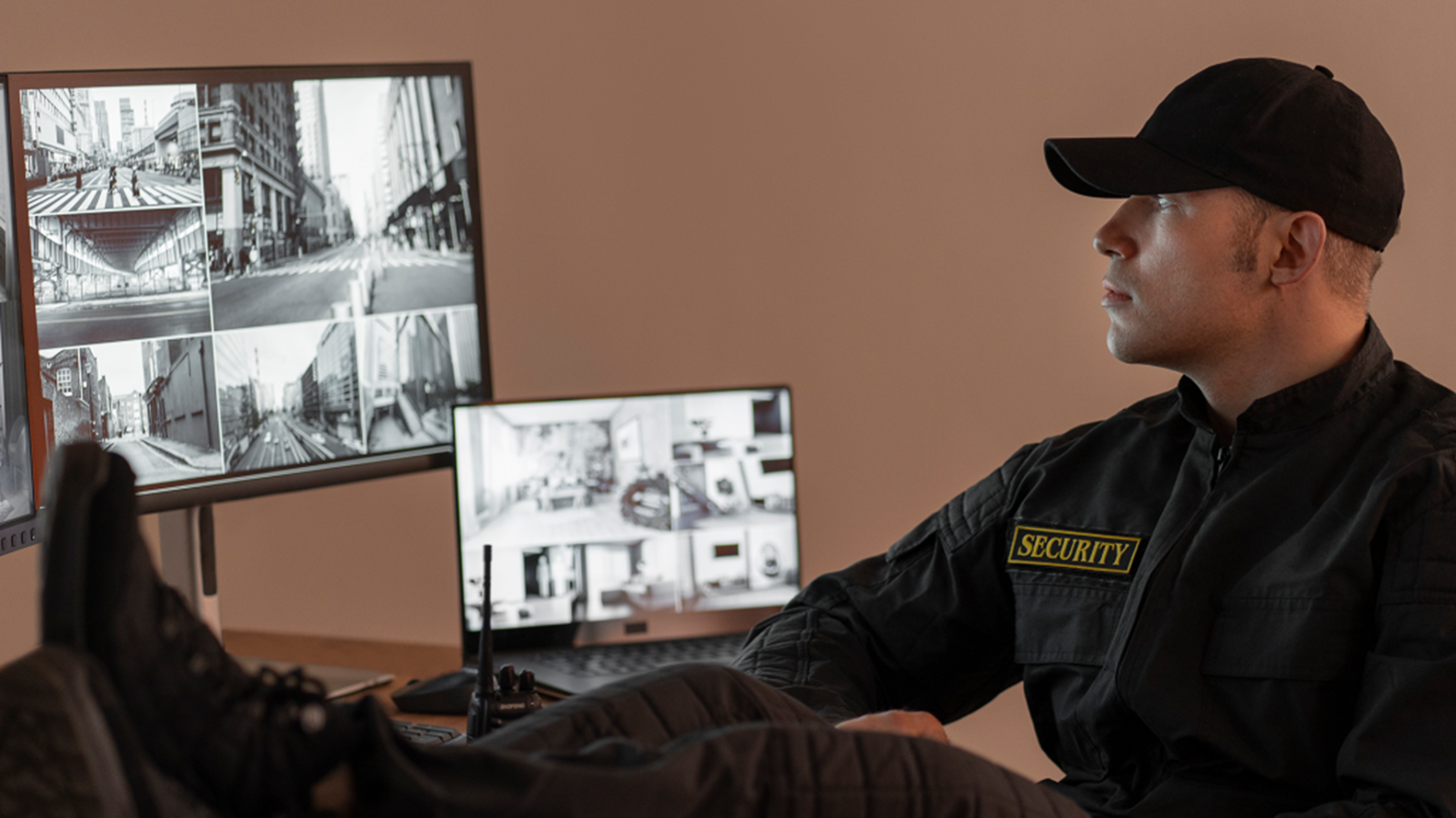 Imagem de sistema de segurança eletrônica